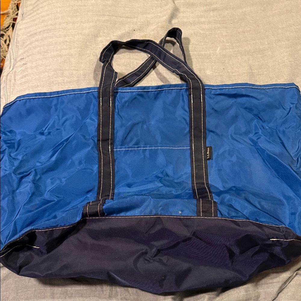 LL Bean Heavyweight Nylon Boat Beach Bag